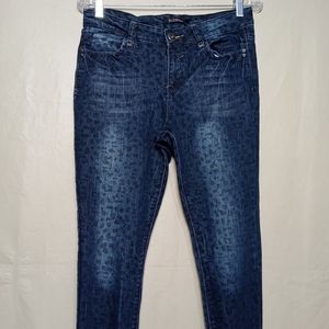 Roz & Ali women's distressed skinny denim jeans size 10